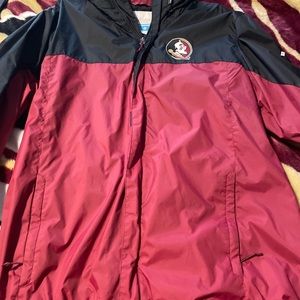 Mens Columbia FSU windbreaker. Barely worn